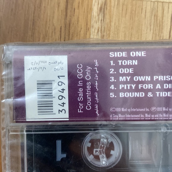 CREED - My Own Prison 1999 Cassette ( Collectible) Mega Star - Picture 7 of 7